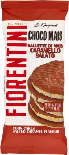Italian Gourmet Desserts Fiorentini Gallette di mais ricoperte di caramello salato Mit gesalzenem Karamell überzogene Maiskuchen 8x 68gr + Italian Gourmet Polpa di Pomodoro 400g 8002885002232