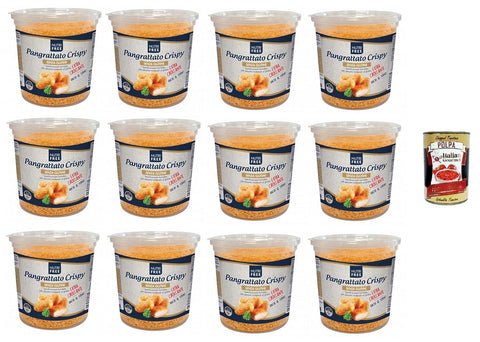 Italian Gourmet E.R. Backmarzipan NutriFREE Pangrattato Crispy Knusprige Semmelbrösel 12x250gr + Italian Gourmet polpa 400g 8032804040014