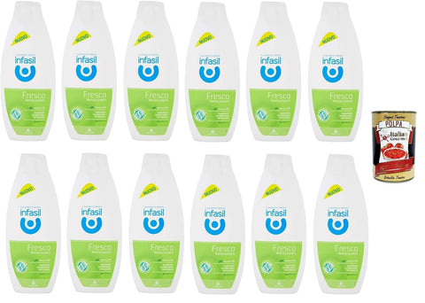 Italian Gourmet E.R. Duschgel Infasil Frische Duschbad revitalisierend, klinisch getestet und hautfreundlich, 12x 500 ml + Italian Gourmet polpa 400 8032804040014