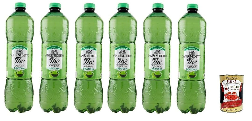 San Benedetto Thè Verde & Matcha 6x 1,5Lt, Eistee The' grüner Tee und –  Italian Gourmet