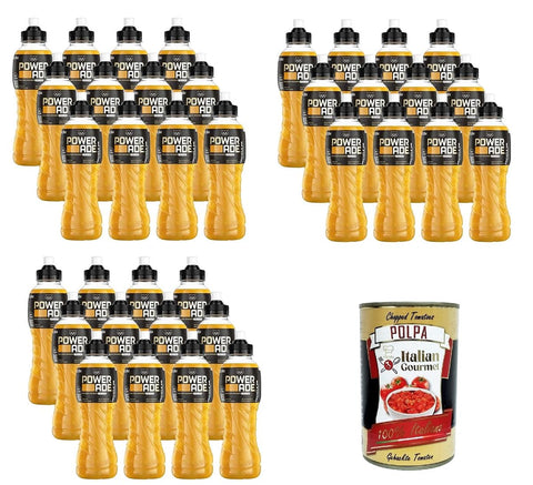 Italian Gourmet E.R. Eiweißgetränke Powerade Golden Mango isotonisches Sportgetränk 36 x 500ml + Italian Gourmet polpa 400g 8032804040014