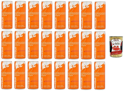 Italian Gourmet E.R. Energy Drinks Energy Drink, Aprikosen-Erdbeer-Geschmack, 24 x 250 ml+ Italian Gourmet polpa 400g 8032804040014