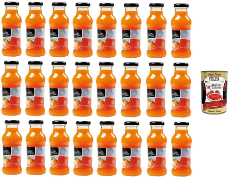 Italian Gourmet E.R. Fruchtsäfte Scelto Più- Nettare di Pesca Pfirsichnektar 24x200ml + Italian Gourmet polpa 400g 8032804040014