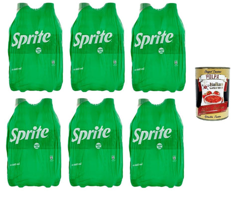 Italian Gourmet E.R. Getränke, Kaffee & Tee Sprite-spritziges Erfrischungsgetränk mit fruchtigem Geschmack aus Limetten und Zitronen Neues 660-ml-Format 24x660ml+ Italian Gourmet polpa 400g 8032804040014