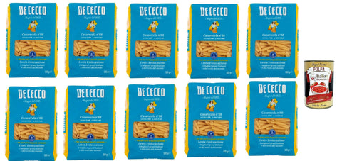 Italian Gourmet E.R. Internationale Nudeln De Cecco Casareccia N°88, 100% Italienisch Pasta Nudeln 5x 500g + Italian Gourmet Polpa 400g 8032804040014