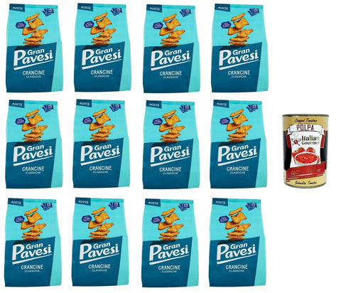 Italian Gourmet E.R. Kekse Gran Pavesi Crancine Classiche Klassischer Crancine 12 x 180gr+ Italian Gourmet polpa 400g 8032804040014