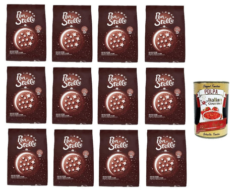 Italian Gourmet E.R. Kekse Mulino Bianco Biscotti Pan di stelle 12x 700g Italien kekse biscuits cookies kuchen + Italian Gourmet polpa 400g 8032804040014