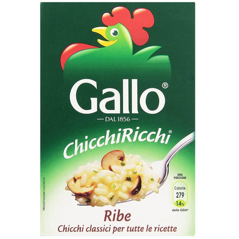 Italian Gourmet E.R. Koch- & Backzutaten 6x Riso Gallo Chicchi Ricchi Ribe superfeiner Reis 500 g Italienisch Parboiled 8001420002126
