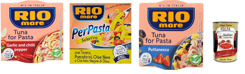 Italian Gourmet E.R. Koch- & Backzutaten Rio Mare Per Pasta Testpaket Thunfischfur Pasta 3x 160g + Italian Gourmet polpa 400g 8032804040014