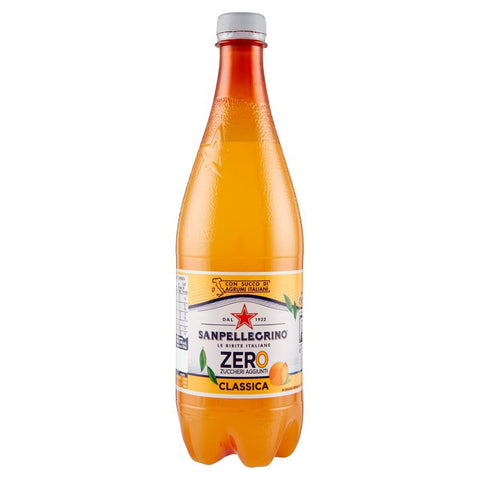 Italian Gourmet E.R. Limonade 24x San Pellegrino Aranciata Zero PET ohne Zucker 0,75 L Limonade orange ohne Zucker 8002270096778