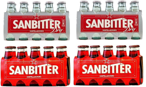 Italian Gourmet E.R. Mischgetränke & Cocktails Italian apeterivo Sanbitter 20 x 100 ml + San Bitter Dry White 20 x 100 ml + Crodino Bitter 8022180032963