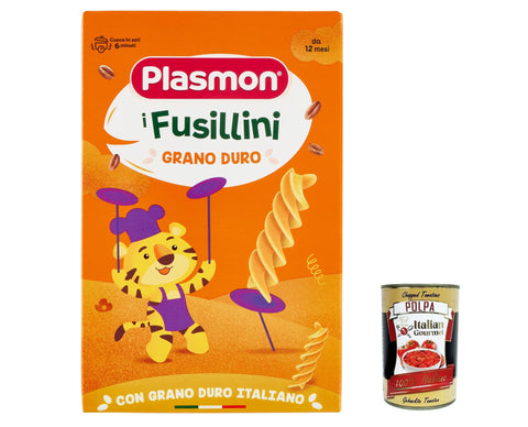 Italian Gourmet E.R. Nudeln & Pasta 6x Plasmon Pasta Pastina i Fusillini di Grano Duro 250g + Italian Gourmet polpa 400g 8001040420980
