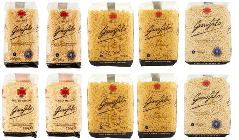 Italian Gourmet E.R. Nudeln & Pasta TESTPAKET Pasta Small Pasta ( 10x 500g ) Italian Hartweizengrieß Nudeln + Italian Gourmet polpa 400g 8000139001017