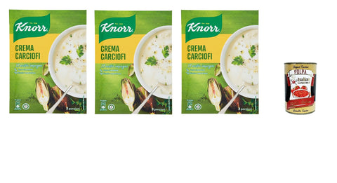 Italian Gourmet E.R. Pastasaucen 3x Knor Crema Carciofi Artischockencreme 3 Portionen 88gr ++ Italian Gourmet polpa 400g 8711200466368