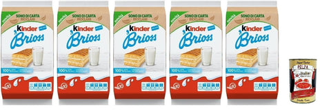 Italian Gourmet E.R. Süßigkeiten & Knabbereien Kinder Brioss, Milchgebäck Snacks, 5er Pack, 280g + Italian Gourmet polpa 400g