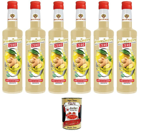 Italian Gourmet Getränke, Kaffee & Tee Beltion Limone&Zenzero Zero Zero Lemon und Ginger 6x500ml+ Italian Gourmet polpa 400g 8032804040014