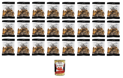 Italian Gourmet Koch- & Backzutaten Urbani Funghi Porcini Secchi Trockene Steinpilze 24x 20gr + Italian Gourmet Polpa 400g Dose 8000146600814