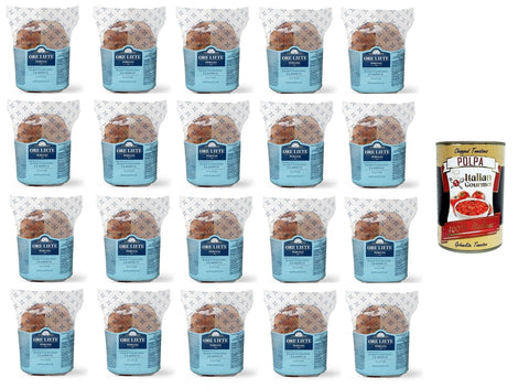 Italian Gourmet Kuchen & Torten Ore Liete Perugia 1907 Panettoncino Celofan 20x100gr + Italian Gourmet polpa 400g 8032804040014