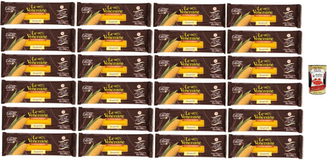 Italian Gourmet Kurze Pasta Le Veneziane Pasta di Mais Spaghetti, senza glutine,100% italienische Maisnudeln, glutenfrei. gluten free 24x 250g + Italian Gourmet polpa 400g 8032804040014