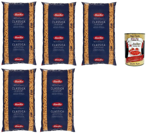 Italian Gourmet Nudeln & Pasta Pasta Sedani Rigati Ristorante Nr. 94 italienisch Nudeln 5x 5kg pack Catering Foodservice + Italian Gourmet polpa 8032804040014