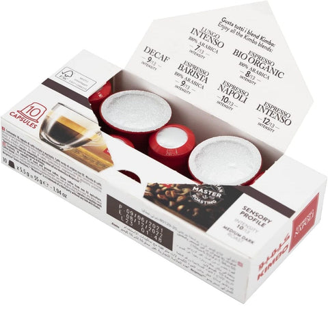 Kimbo Kaffeekapseln Kimbo Capsule Espresso Napoli Compatibili Nespresso Kaffeekapseln 10x 55g Nespresso kompatibel