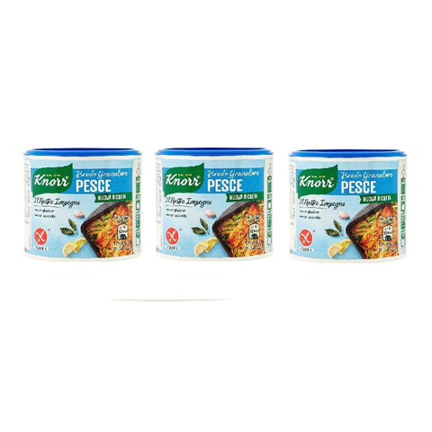 Knorr Brühe Knorr Brodo Granulare Pesce Nuova Ricetta Fischgranulat 3x150g Gluten & Laktosefrei 8717163830987