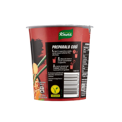 Knorr Nudeln & Pasta Knorr Asia Noodles MANZO Beef Taste 8x 63 g  + Italian Gourmet polpa 400gr