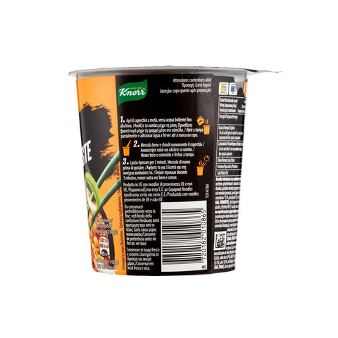 Knorr Nudeln & Pasta Knorr Asia Noodles POLLO Chicken Taste 8x 63 g + Italian Gourmet polpa 400gr