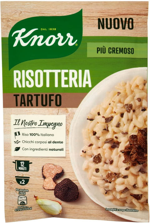 Knorr Reisgerichte 3x Knorr Risotto Tartufo Reis Trüffel 175g 100% italienisch Fertiggerichte 8000840020406