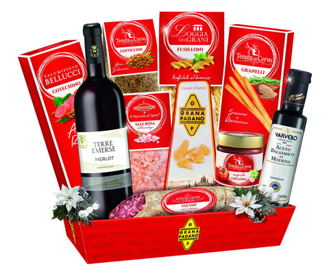 LE CADEAU Gemischte Geschenkkörbe & Feinkostgeschenke Il Rovere le cadeau Cesto Gran Galà Grana Padano 11 stuck 8023065119977