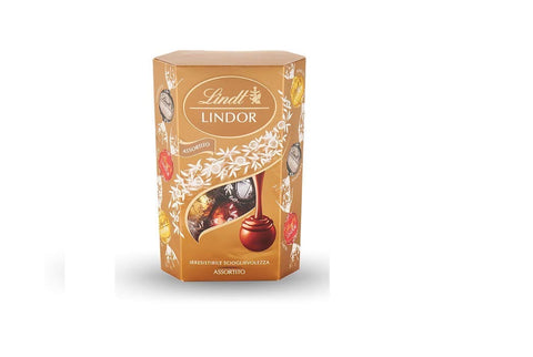 Lindt Schokolade Lindt Lindor Box Assortito Pralinen mit milch / weiße / dunkle Schokolade 200g 8003340072968