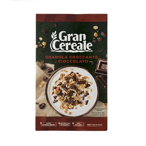 Mulino Bianco Getreide MHD 09/07/2023 Mulino Bianco Gran Cereale cereali al Cioccolato Schokoladengetreide 291g 8076809579513