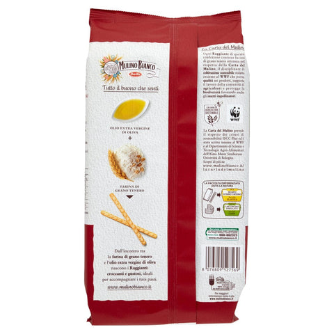 Mulino Bianco grissini Mulino Bianco Raggianti Grissini mit nativem Olivenöl extra und nachhaltigem Mehl, 230g 8076809527569