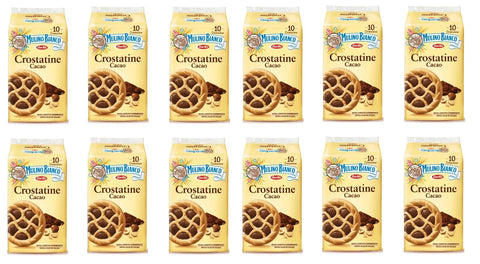 Mulino Bianco Kekse 120x Mulino Bianco Kuchen Crostatina Cacao schokoriegel Schokolade kekse Kakao 40gr 8076809514842