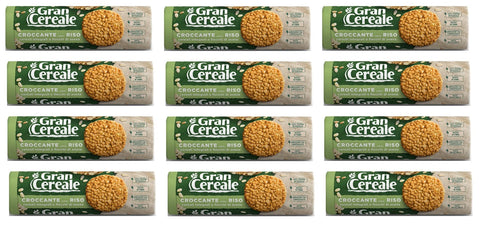 Mulino Bianco Kekse 12x Mulino bianco Gran Cereale keks mit reis Getreide kekse Multi Cerealien 230g 8076809517300