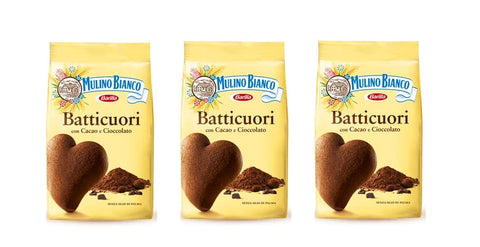 Mulino Bianco Kekse 3x Mulino Bianco Kakao Kekse Batticuori Italien biscuits cookies kuchen brioche 8076809538886