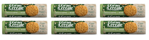 Mulino Bianco Kekse 6x Mulino bianco Gran Cereale keks mit reis Getreide kekse Multi Cerealien 230g 8076809517300