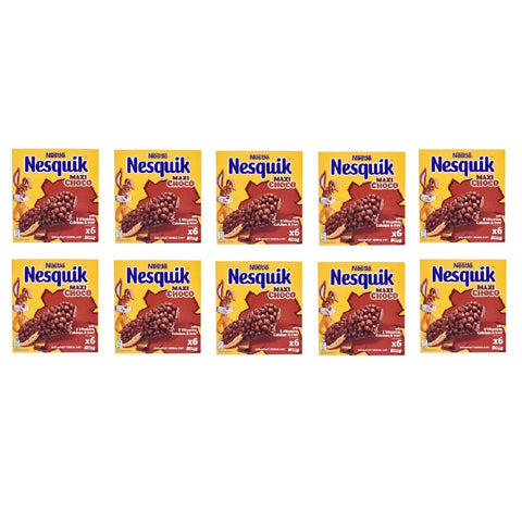 Nesquik Kakao & Heiße Schokolade 10x Nesquik Maxi Choco Schokoladensnack Schokoriegel 150 gr SONDERANGEBOT 5900020017437