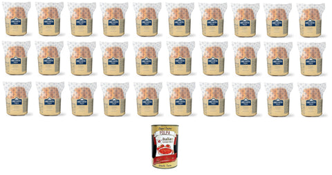 ORE LIETE Halva Ore Liete Perugia 1907 Pandorino classico Celofan klassisches Pandorino-Celofan 30x80gr + Italian Gourmet polpa 400g 8032755325611