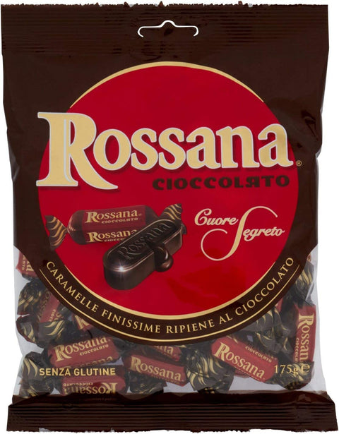 Perugina Lollies 6x Fida Süßigkeiten Rossana mit Schokoladengeschmack Gefüllte lollies 125gr. 8006150001913