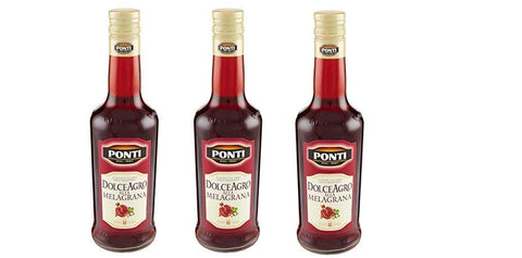Ponti Essig 3x Ponti Aceto Dolce Agro Melagrana Granatapfelessig 500 ml Essig bittersüß 8001010105909