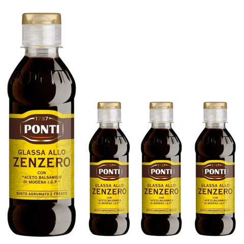 Ponti Kapseln & Pads Ponti Glassa Allo Zenzero Gusto Originale E Agrumato 4 Confezioni da 245 Grammi 8054134292079