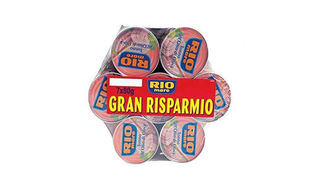 Rio Mare Thunfisch Mega Pack 7x80g Rio Stute Thunfisch in Olivenöl 8004030344938