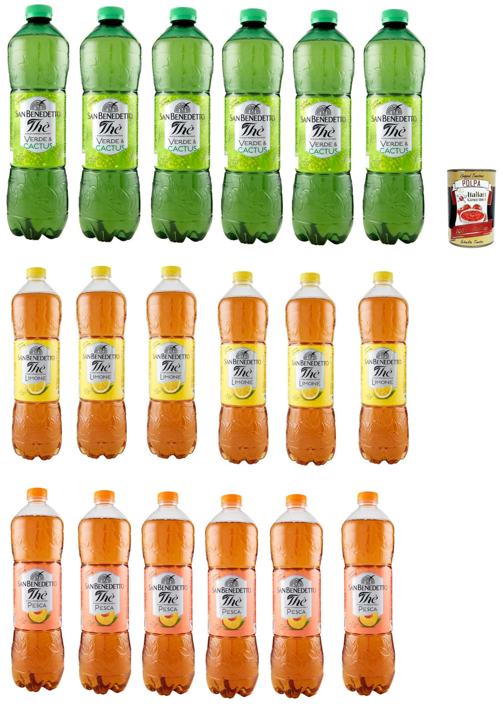 san benedetto kaktus San Benedetto Testpaket, Thè Verde, limone und
