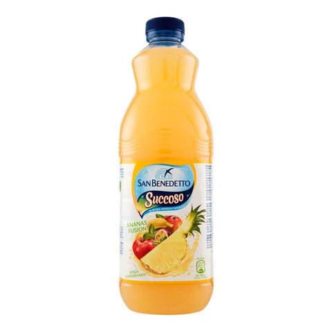 San Benedetto Fruchtsäfte 6x San Benedetto Succoso Ananas Fusion PET flasche 1,5 Lt Fruchtsaft saft 8001620007082