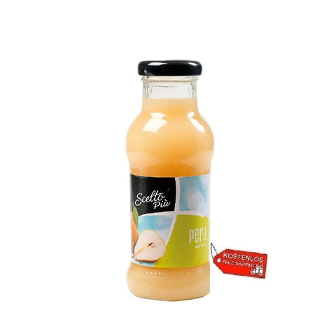 San Benedetto Soft Drink 24x Scelto più succo Pera Birnensaft im Glas 200 ml 1129