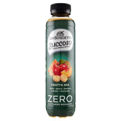 San Benedetto Soft Drink MHD 05/06/2024 San Benedetto Succoso Frutta Mix Zero Gemischter Fruchtsaft PET 40cl 8001620015636