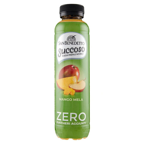 San Benedetto Soft Drink MHD 19/11/2023 San Benedetto Succoso Mango Mela Zero Mango und Apfel PET 40cl 8001620018408