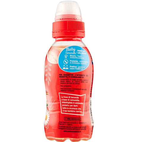 San Benedetto Tee San benedetto Camomilla baby gusto fragola Kamille mit Erdbeergeschmack PET 6x25cl