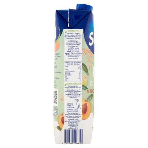 Santal Fruchtsaft MHD 03/06/2023 Parmalat Santal Ricco di Natura Albicocca e Avena Aprikose und Hafer Fruchtsaft ohne Zuckerzusatz 1000ml 8002580006757